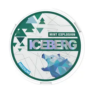 Mint Explosion Light Nicotine Pouches by Ice Berg 20mg/g